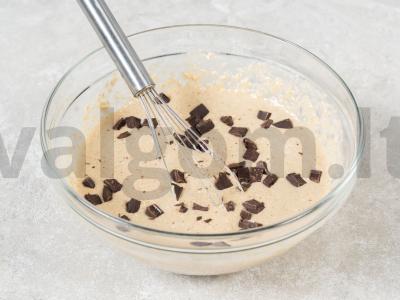 Avižų bananų keksiukas Žingsnis 2