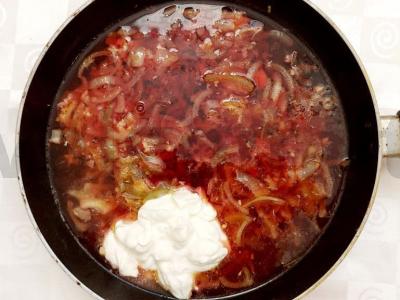 Kiauliena su fenheliu ir rozmarinu grietinėlės padaže Žingsnis 2