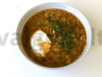 Marinuotų agurkų sriuba „Kaimo“ pagrindine nuotrauka