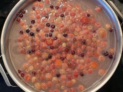 Vitamininis želė iš uogų Žingsnis 4