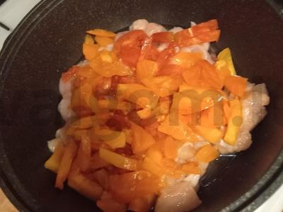 Šalmonas su mėsa Žingsnis 2