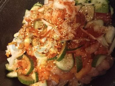 Šalmonas su mėsa Žingsnis 4