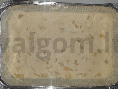 Švelni varškės apkepas su sultingais ananasais Žingsnis 2