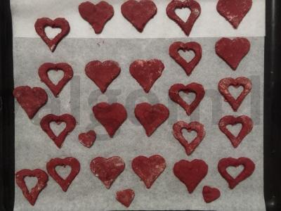 Raudonojo aksomo sausainiai su soda Žingsnis 5