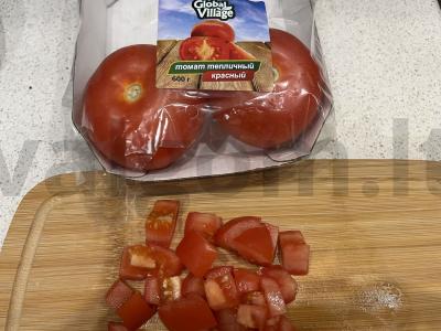 Avokadų ir krevečių salotos Žingsnis 2