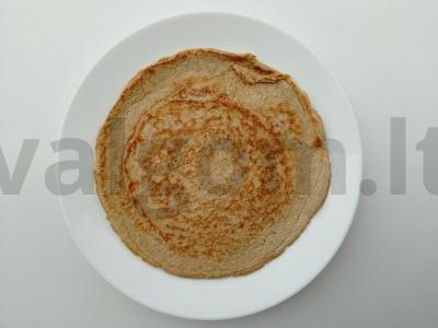 Skani avižų blynai su pienu ir baltymu Žingsnis 1