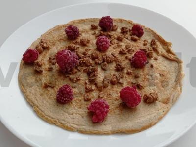 Skani avižų blynai su pienu ir baltymu pagrindine nuotrauka