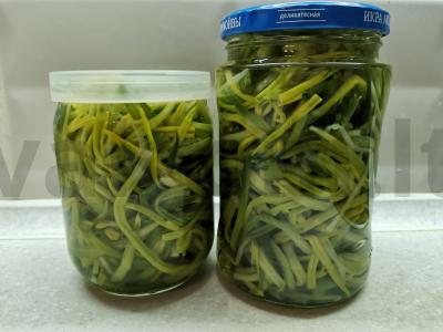 Marinuota česnakų laiškų Žingsnis 6