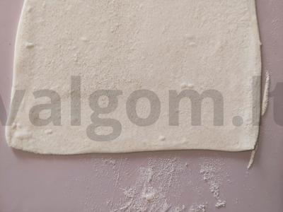 Sūrio ir žolelių samsa Žingsnis 7