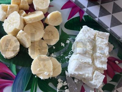 Vaisių salotos su varške ir jogurtu Žingsnis 1