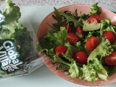 Pusryčių kiaušiniai poštu su žalumynais Žingsnis 2