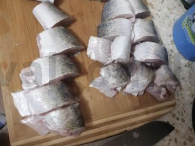 Žuvis daržovėse Žingsnis 1