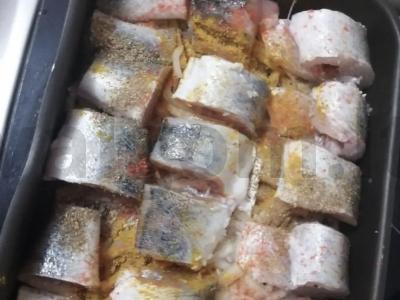 Žuvis daržovėse Žingsnis 4