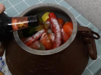 Aviena su daržovėmis Žingsnis 3