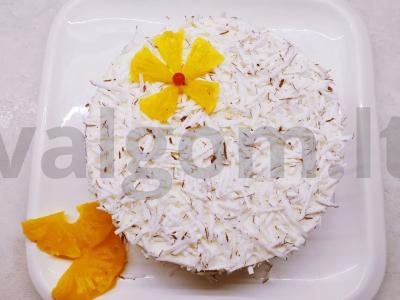 Originalus tortas „Pina Colada“ pagrindine nuotrauka