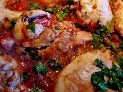 Čachohbili su daržovėmis ir prieskoniais pagrindine nuotrauka