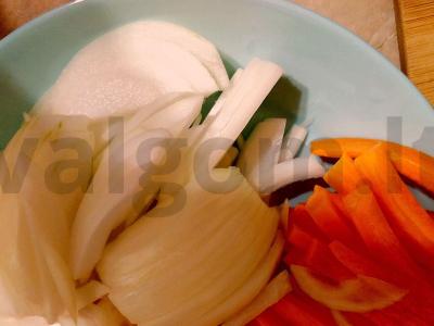 Dietinis plovas su kalakutiena Žingsnis 2