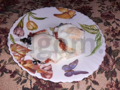 Kiaušiniai su wakame mikrobangų krosnelėje Žingsnis 3