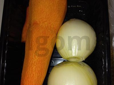 Salotas „Obžorka“ su virta jautiena ir morkomis Žingsnis 2