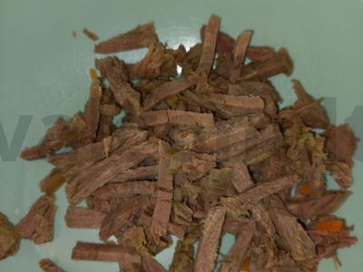 Salotas „Obžorka“ su virta jautiena ir morkomis Žingsnis 5