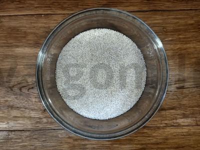 Natūralus sezamo pienas Žingsnis 1