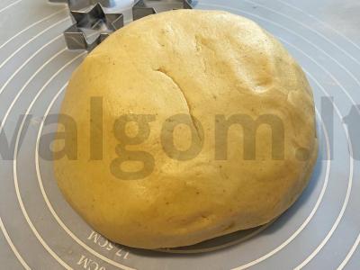 Naujųjų metų sausainiai Žingsnis 1