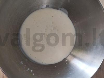 Baltymų purūs keksiukai su uogomis Žingsnis 1