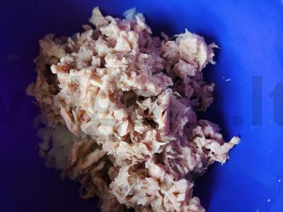 Žuvies tortas su tunu Žingsnis 3