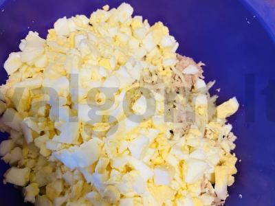 Žuvies tortas su tunu Žingsnis 5