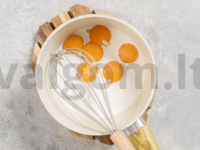 Kopūstinis japoniškas sūrio pyragas Žingsnis 3