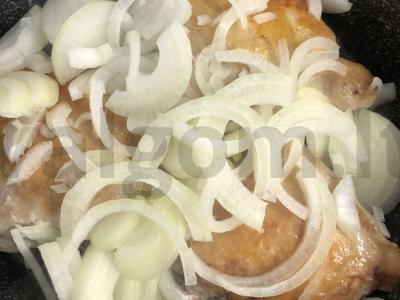 Vištienos šlaunelės su voveraitėmis Žingsnis 7