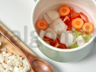 Vegetariškas risotto Žingsnis 1