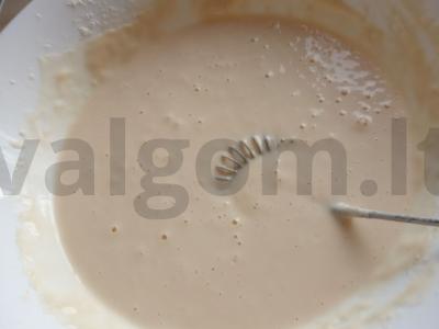 Blynai su apelsinų sultimis Žingsnis 1