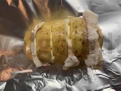 Bulvės su lašiniais orkaitėje Žingsnis 4