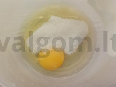 Namų sausainiai su jogurtu Žingsnis 1