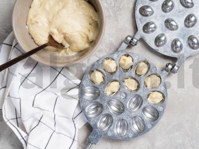 Vegetariški sausainiai „Riešutai“ Žingsnis 2