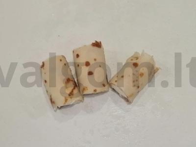 Blynų ritinėliai su upėtakiu, varške, alyvuogėmis Žingsnis 4