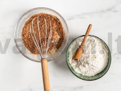 Šokoladiniai bandelės Žingsnis 2