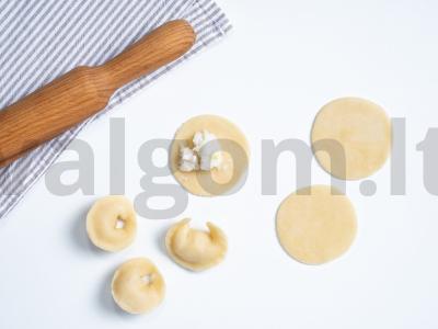 Vegetariški koldūnai su žuvimi Žingsnis 3