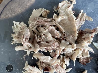 Kepti makaronai su vištiena ir marinuotais paprikais Žingsnis 2