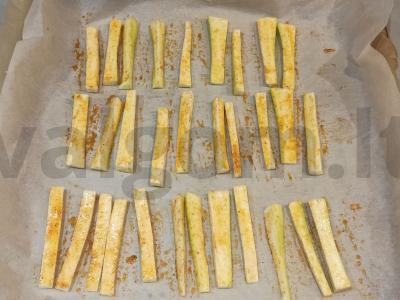 Cukinijų stripsai Žingsnis 2