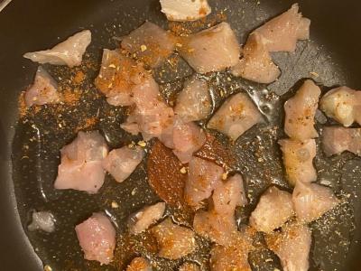 Farfalle su vištienos filė ir baziliku Žingsnis 3