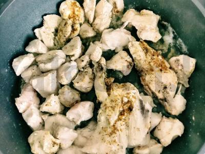 Plovas su vištiena per 45 minutes Žingsnis 1