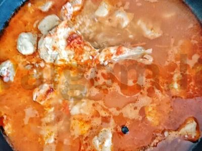 Plovas su vištiena per 45 minutes Žingsnis 4