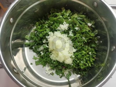 Osetinų pyragas „Cacharadžin“ Žingsnis 7