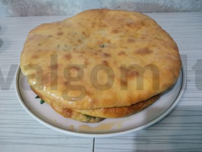 Osetinų pyragas „Cacharadžin“ Žingsnis 16