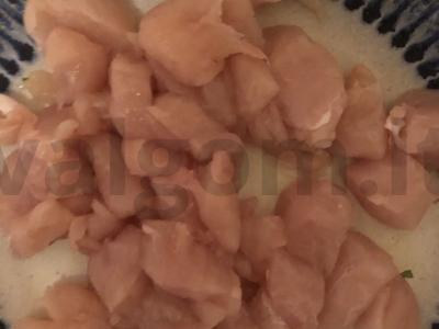 Vištiena su pupelėmis grietinėje Žingsnis 2