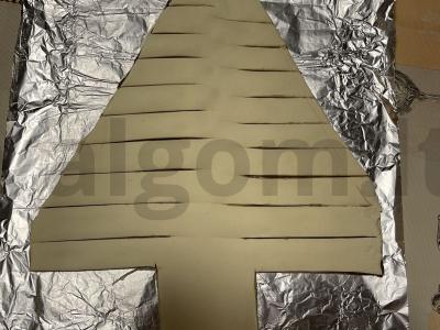 Sluoksniuota eglutė saldi Žingsnis 5