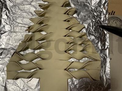 Sluoksniuota eglutė saldi Žingsnis 6