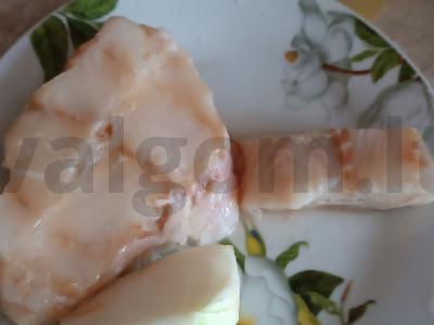 Žuvinė su jaunu žaliu žirniu Žingsnis 2